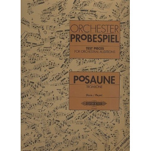 Libro Orchester Probespiel Trombon